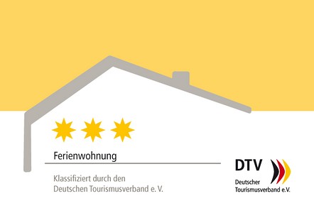 Urkunde 3 Sterne Ferienwohnung